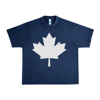 Navy canada maple Urban Heavy Tee - linhVisuals