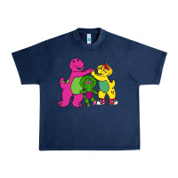 Navy barney legendary Urban Heavy Tee - linhVisuals