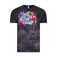 Cloud Black bea flamingo in a flock of pigeons Vintage Tee - CowhideDigitalArt