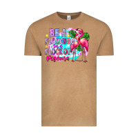 Vintage Camel bea flamingo in a flock of pigeons Vintage Tee - CowhideDigitalArt
