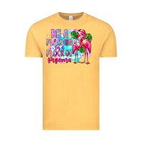 Bea Flamingo In A Flock Of Pigeons Vintage Tee | Teevron