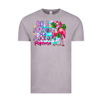 Vintage Zinc bea flamingo in a flock of pigeons Vintage Tee - CowhideDigitalArt