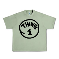 Oil Green thing 1 thing 2 buddies lover Urban Heavy Tee - linhVisuals