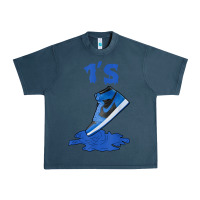 Midnight Navy 1 retro high og dark marina blue tee shoes dripping got em t shirt Urban Heavy Tee - linhVisuals