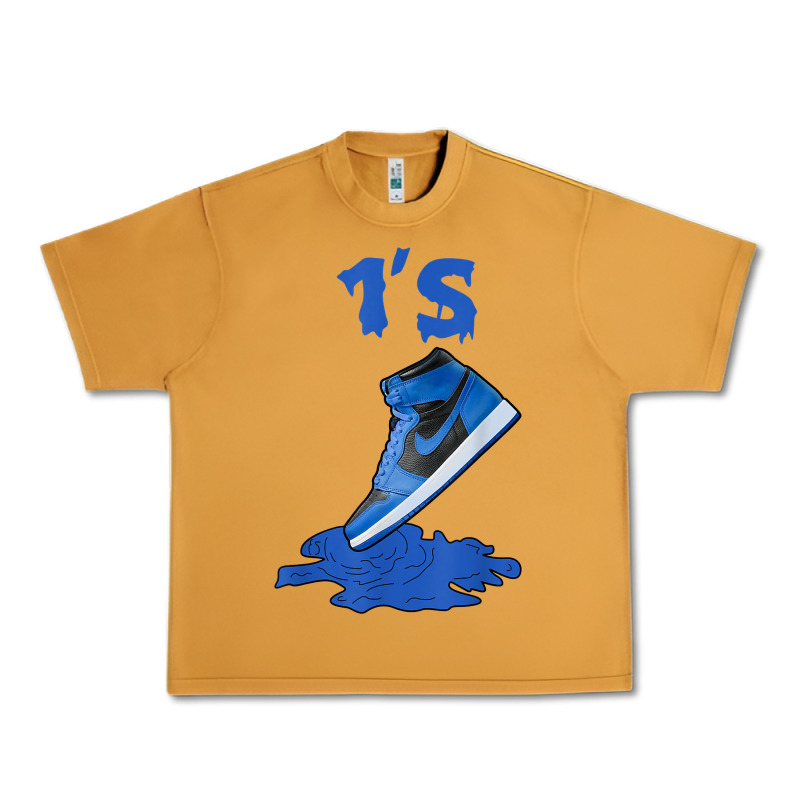 1 Retro High Og Dark Marina Blue Tee Shoes Dripping Got Em T Shirt Urban Heavy Tee by linhVisuals | Teevron