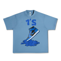 Pebble Blue 1 retro high og dark marina blue tee shoes dripping got em t shirt Urban Heavy Tee - linhVisuals