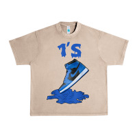 1 Retro High Og Dark Marina Blue Tee Shoes Dripping Got Em T Shirt Urban Heavy Tee | Teevron