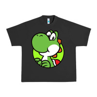 Pigment Black Cartoon Yoshi Urban Heavy Tee - linhVisuals
