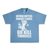 Pebble Blue kill yourself classic foamy the squirrel Urban Heavy Tee - linhVisuals