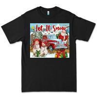 Black Let It Snow Tumbler Premium Tee - FaDigitalArtStudio