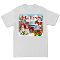 Dove Grey Let It Snow Tumbler Premium Tee - FaDigitalArtStudio