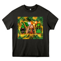 Asphalt St. Patrick's Day gnome Heavy Core Tee - FaDigitalArtStudio