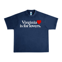 Navy VIRGINIA IS FOR LOVERS Urban Heavy Tee - linhVisuals