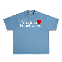 Pebble Blue VIRGINIA IS FOR LOVERS Urban Heavy Tee - linhVisuals