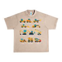 Construction Excavator Vehicle Boys Builder Heavy Equipment T Shirt Urban Heavy Tee | Teevron