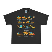 Pigment Black construction excavator vehicle boys builder heavy equipment t shirt Urban Heavy Tee - linhVisuals