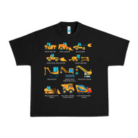 Black construction excavator vehicle boys builder heavy equipment t shirt Urban Heavy Tee - linhVisuals