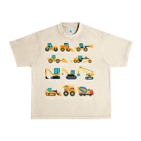 Sandshell construction excavator vehicle boys builder heavy equipment t shirt Urban Heavy Tee - linhVisuals