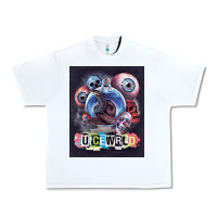 White wrld legend of music rap Urban Heavy Tee - linhVisuals