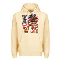 Pina Colada patriotic sunflower love Premium Hoodie - BarkalooDesign