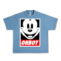 Pebble Blue ohboy Urban Heavy Tee - linhVisuals