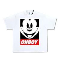 White ohboy Urban Heavy Tee - linhVisuals