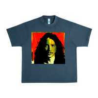 Midnight Navy chris cornell best legend Urban Heavy Tee - linhVisuals