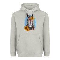 Moon Dust Sunflower Donkey Heavyweight Hoodie - RanaPortraitStore