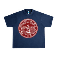 Navy university oklahoma Urban Heavy Tee - linhVisuals