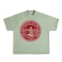 Oil Green university oklahoma Urban Heavy Tee - linhVisuals