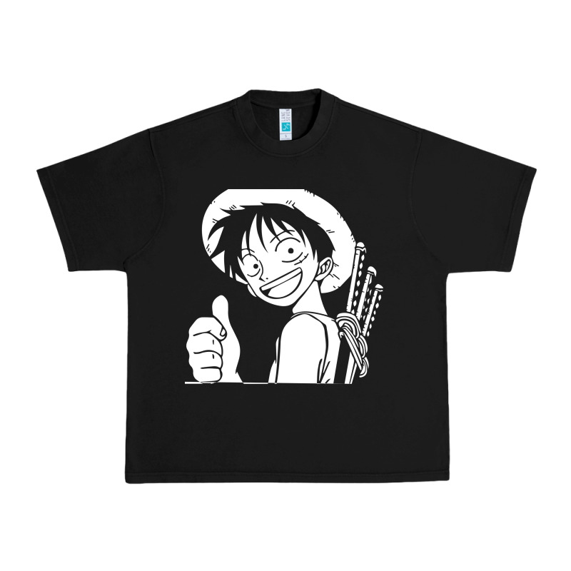 Luffy One Piece Urban Heavy Tee by linhVisuals | Teevron