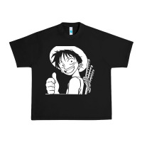 Black luffy one piece Urban Heavy Tee - linhVisuals