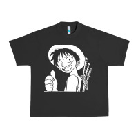Pigment Black luffy one piece Urban Heavy Tee - linhVisuals