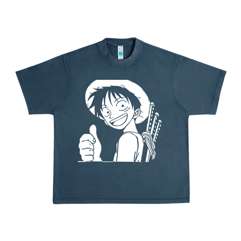 Luffy One Piece Urban Heavy Tee by linhVisuals | Teevron