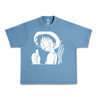 Pebble Blue luffy one piece Urban Heavy Tee - linhVisuals