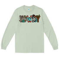 Matcha howdy Long Sleeve Tee - CowhideDigitalArt
