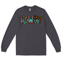 Smoke howdy Long Sleeve Tee - CowhideDigitalArt