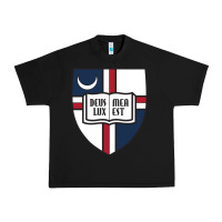 Black university catholic Urban Heavy Tee - linhVisuals