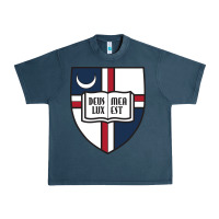 Midnight Navy university catholic Urban Heavy Tee - linhVisuals