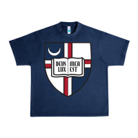 Navy university catholic Urban Heavy Tee - linhVisuals