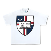 White university catholic Urban Heavy Tee - linhVisuals