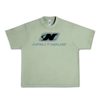 Oil Green Nautique Boats Urban Heavy Tee - linhVisuals