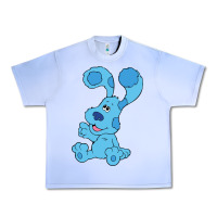Grape Ice blues clues on red sofa Urban Heavy Tee - linhVisuals