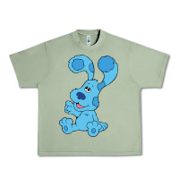 Oil Green blues clues on red sofa Urban Heavy Tee - linhVisuals