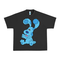 Pigment Black blues clues on red sofa Urban Heavy Tee - linhVisuals