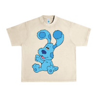 Sandshell blues clues on red sofa Urban Heavy Tee - linhVisuals