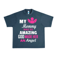 Midnight Navy my mommy was amazing god made her an angel Urban Heavy Tee - linhVisuals