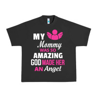 Pigment Black my mommy was amazing god made her an angel Urban Heavy Tee - linhVisuals