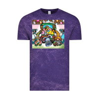 Cloud Purple easter Vintage Tee - CowhideDigitalArt