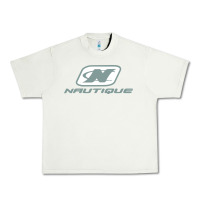Pistachio Nautique Boats Urban Heavy Tee - linhVisuals